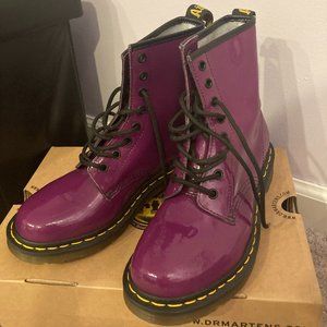 Doc Martens 1460 Purple Patent Leather